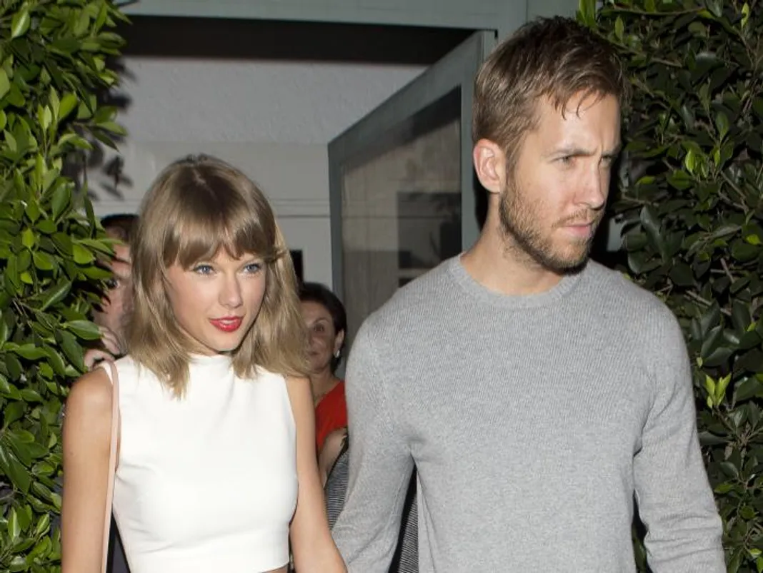 Taylor Swift and DJ Boyfriend Calvin Harris were all smiles as they left their romantic dinner at 'Giorgio Baldi' Italian Restaurant in Santa Monica, CA Taylor Swift, Calvin Harris