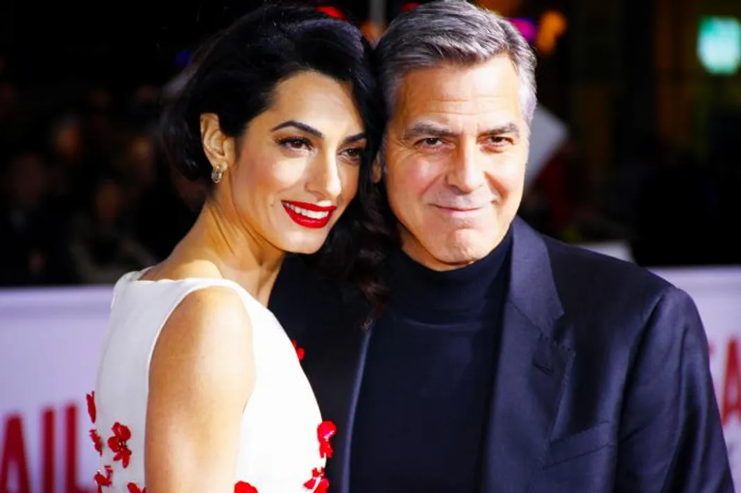 World premiere of 'Hail, Caesar!' - Arrivals George Clooney, Amal Clooney, Amal Alamuddin