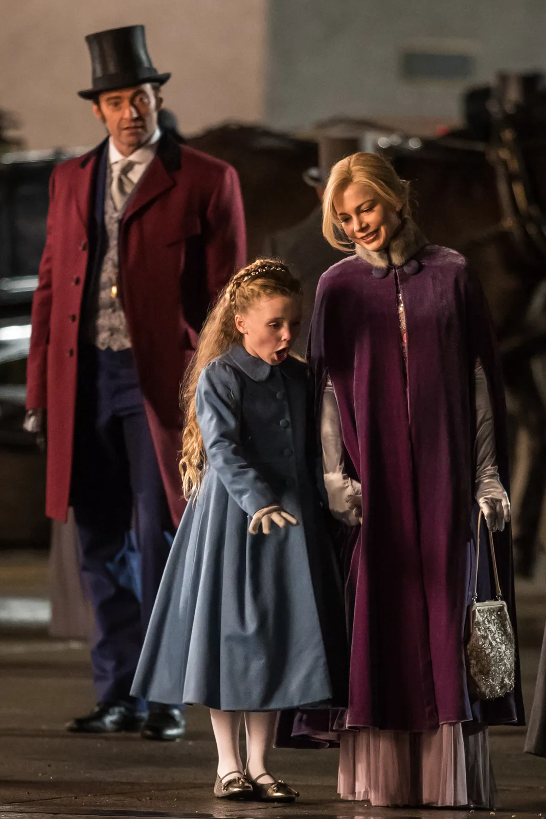 Hugh Jackman And Michelle Williams Film The Greatest Showman On
