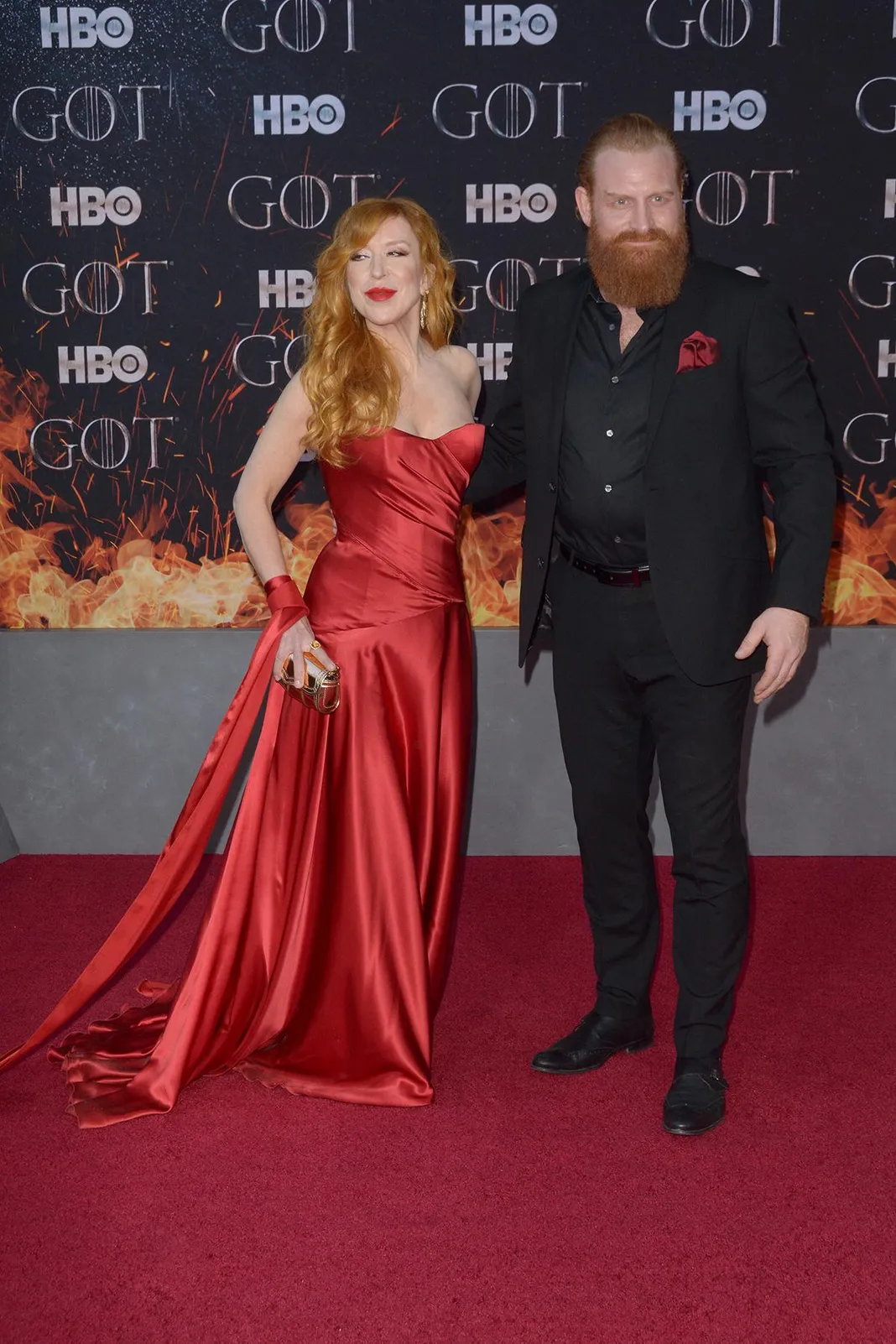 'Game of Thrones' season 8 premiere held at Radio City Music Hall - Arrivals Featuring: Gry Molvær Hivju, Kristofer Hivju Where: New York, New York, United States When: 03 Apr 2019 Credit: Ivan Nikolov/WENN.com