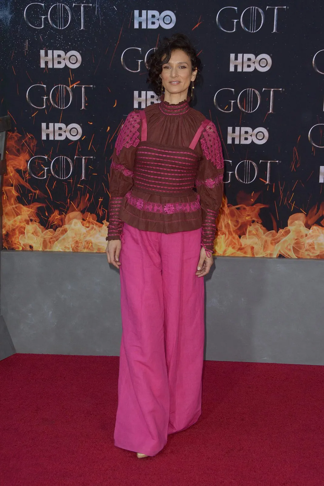 'Game of Thrones' season 8 premiere held at Radio City Music Hall - Arrivals Featuring: Indira Varma Where: New York, New York, United States When: 03 Apr 2019 Credit: Ivan Nikolov/WENN.com