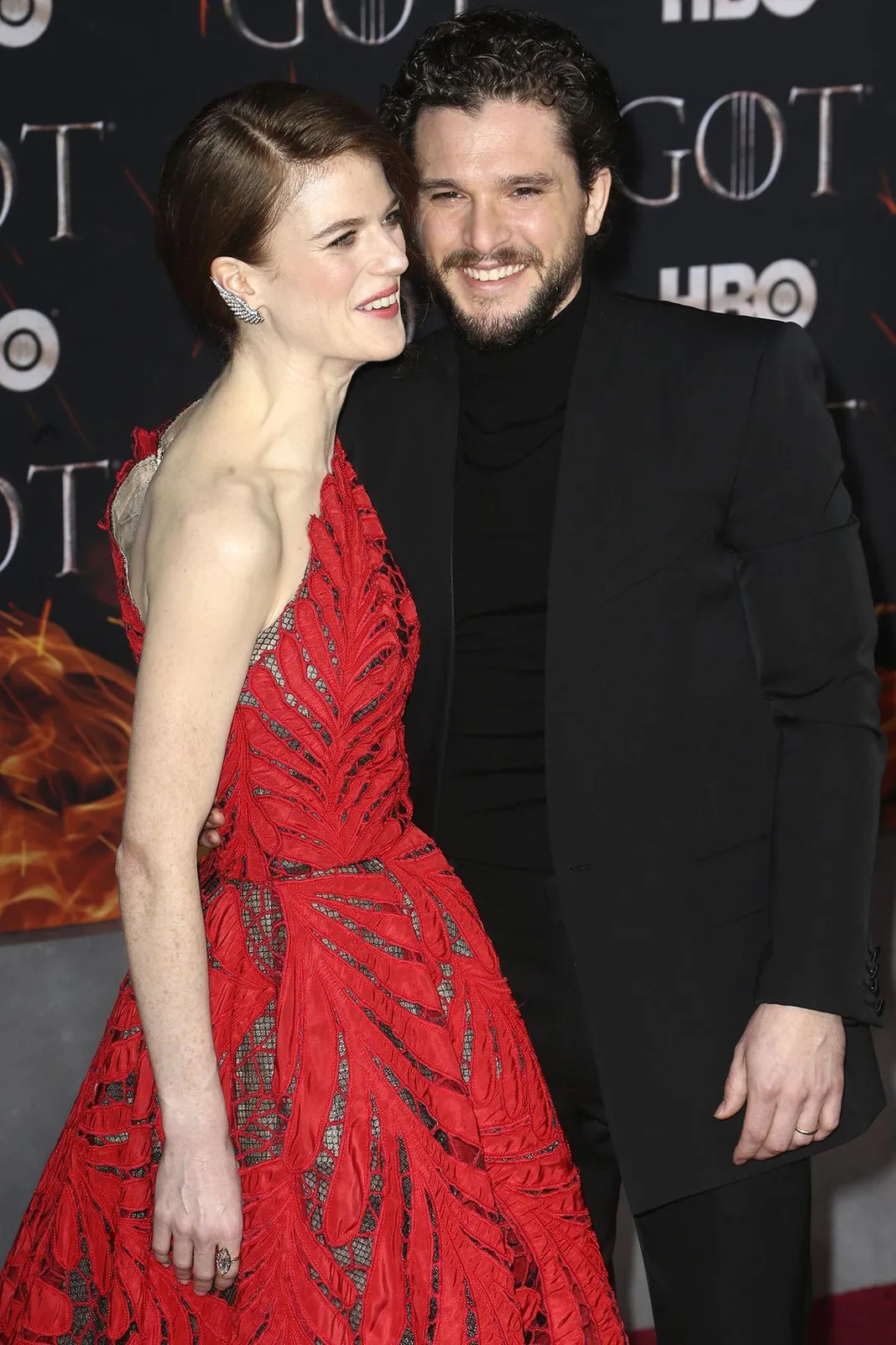 'Game of Thrones' season 8 premiere held at Radio City Music Hall - Arrivals Featuring: Rose Leslie, Kit Harington Where: New York, United States When: 03 Apr 2019 Credit: Chloe Bell/Future Image/WENN.com **Not available for publication in Germany**
