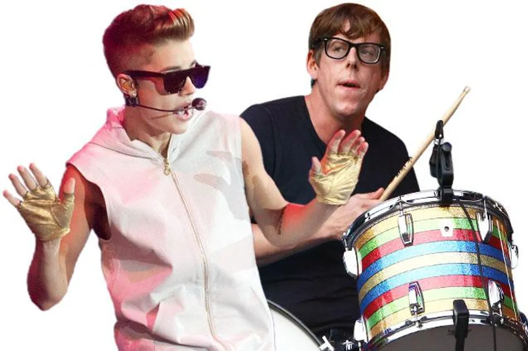 Justin Bieber, The Black Keys, Patrick Carney Justin Bieber, The Black Keys, Patrick Carney