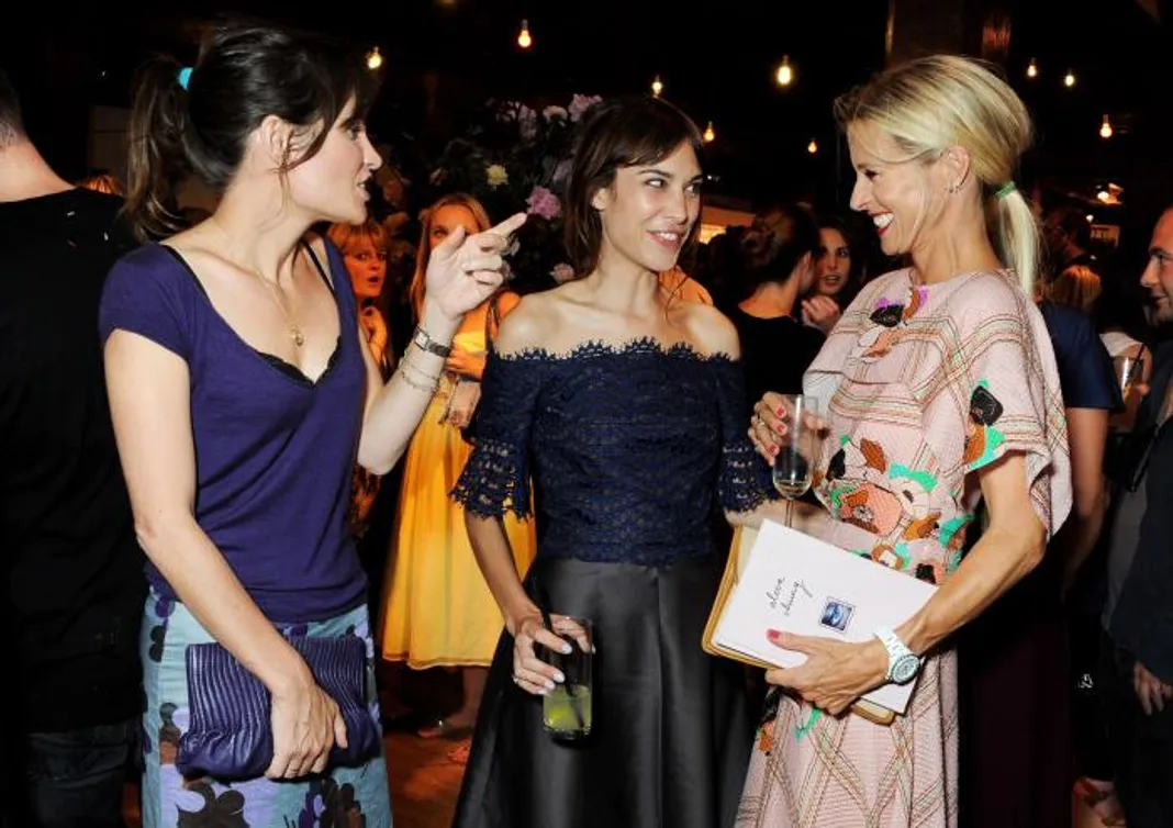 Sheherazade Goldsmith, Alexa Chung, Laura Bailey Sheherazade Goldsmith, Alexa Chung, Laura Bailey